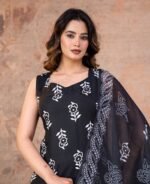 black and white 3 piece suit set for women - Image 6